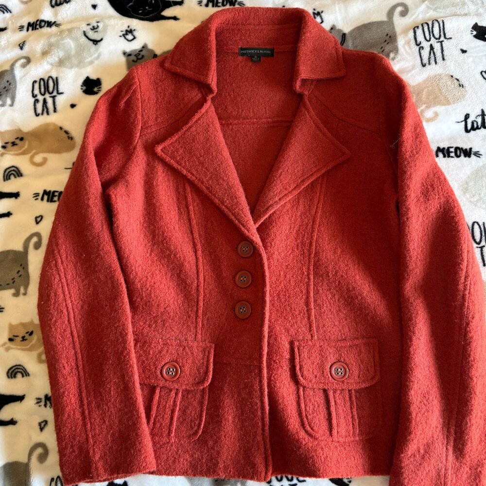 Wool Jacket - Orange